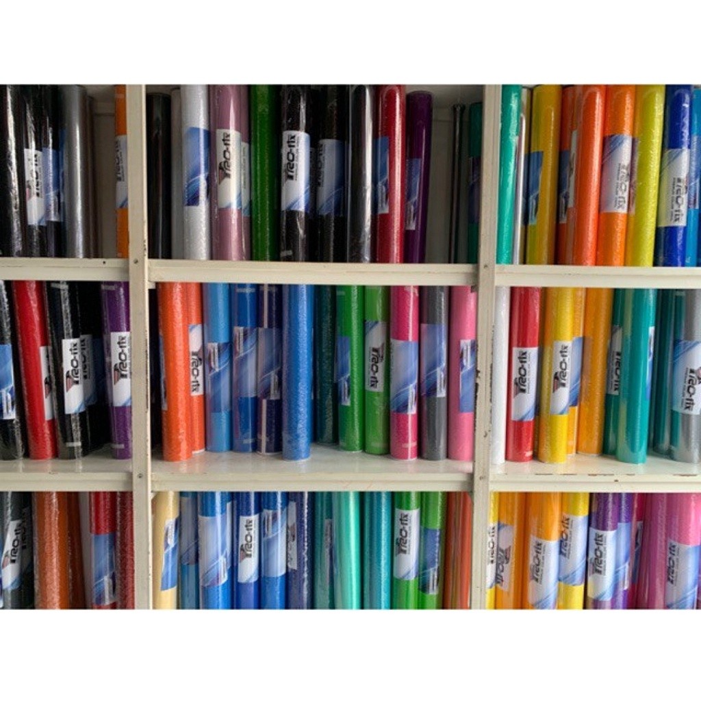 Stiker skotlet hitam doff per roll (15 meter) sticker scotlite motor b