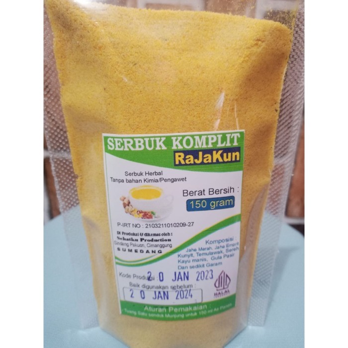 

Terlaris Minuman Serbuk Herbal Komplit ( Sereh + Jahe + Kunyit + Temulawak +