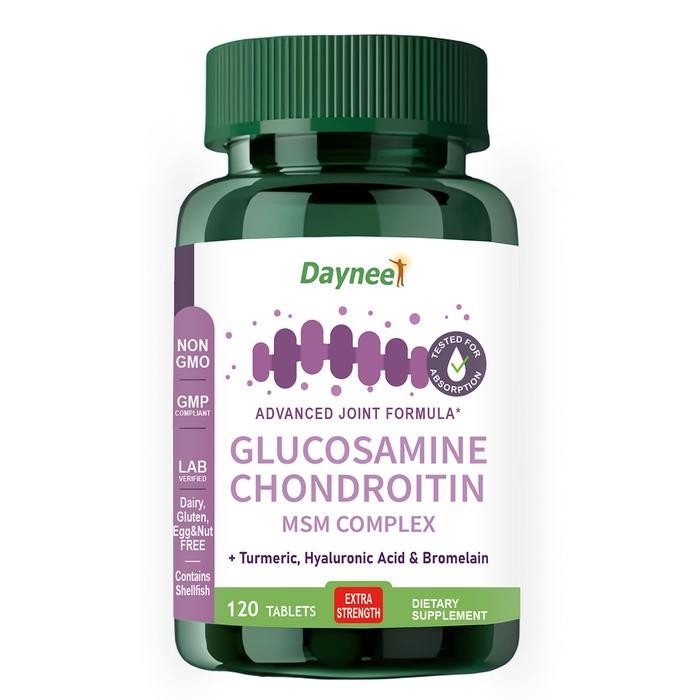 

Terlaris Dayneet Glukosamin & Kondroitin Dengan Kompleks Msm, Kunyit, Asam Hyaluronic & Bromelain -