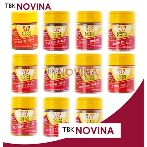 

Terlaris Bumbu Masak Kupu-Kupu / Rempah Koepoe-Koepoe Kayu Manis / Bawang Putih / Kunyit / Cabe