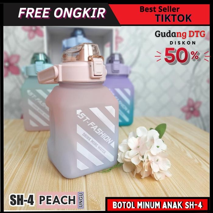 ID GUDANG DTG ( FREE STIKER ) - BOTOL MINUM VIRAL GRADIASI PELANGI 1.3 LITER & 1.5 LITER / BOTOL AIR