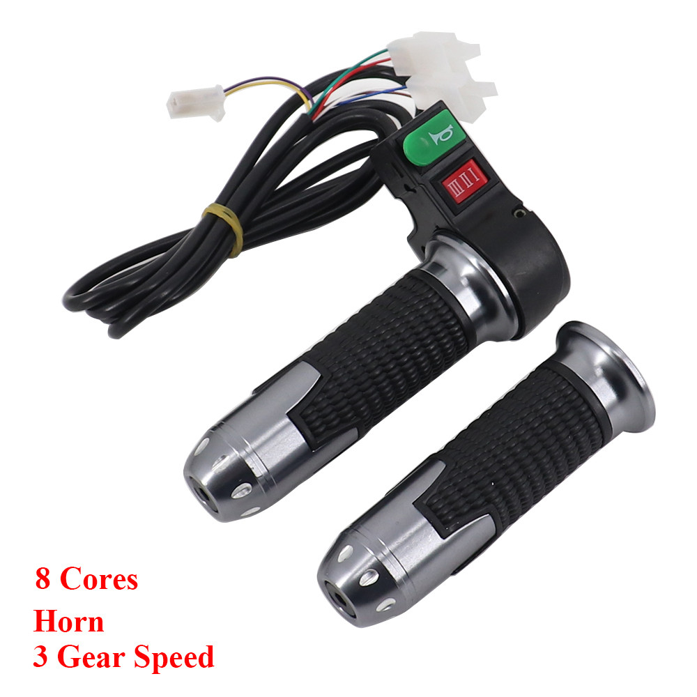 Throttle Handle Universal Speed Gear Switch with Horn 60V Electric Car Modification Parts For Harley
