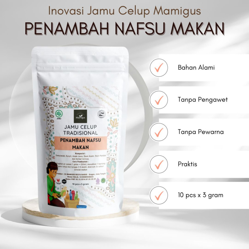

TERMURAH!! Jamu Celup Tradisional PENAMBAH NAFSU MAKAN