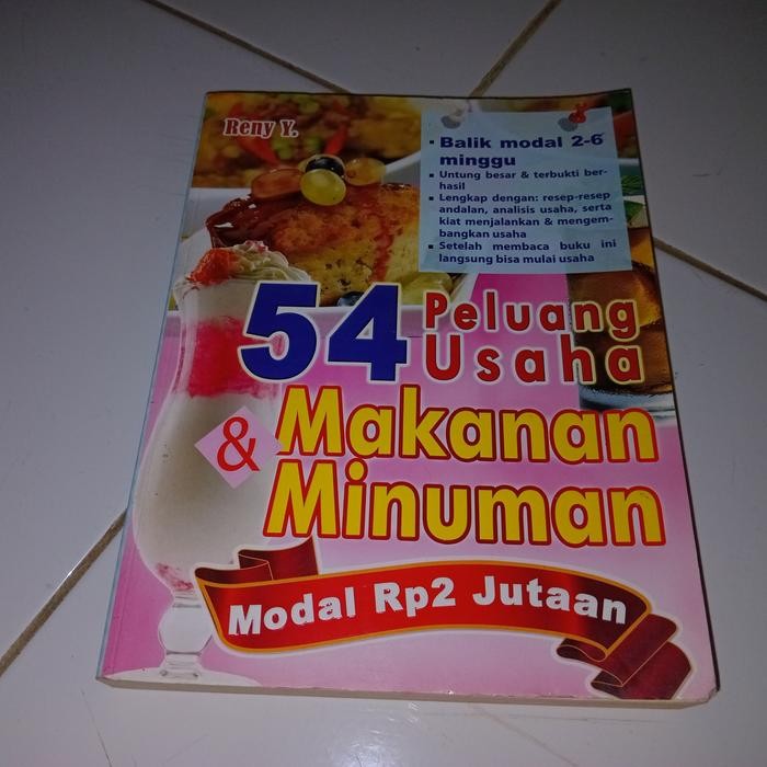 

buku 54 pelualang usaha makanan dan minuman modal 2 juta