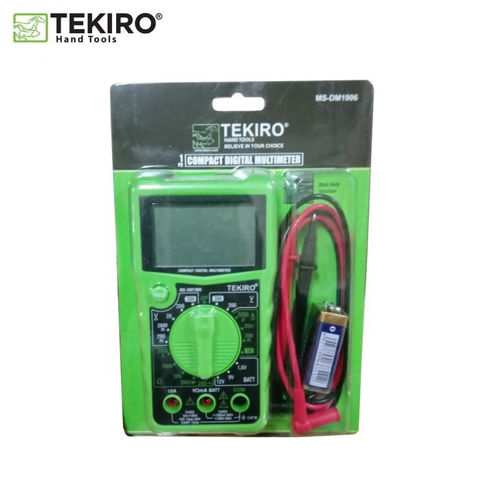 TEKIRO MULTIMETER DIGITAL MULTITERSER MS-DM1906 AVO METER CEK LISTRIK KUALITAS TERBAIK