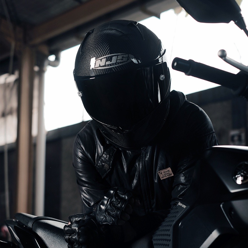 NJS ZX-1R CARBON TWILL Gloss/Doff - Helm Full Face (FREE PINLOCK ) - Helm Fullface NJS ZR NJS