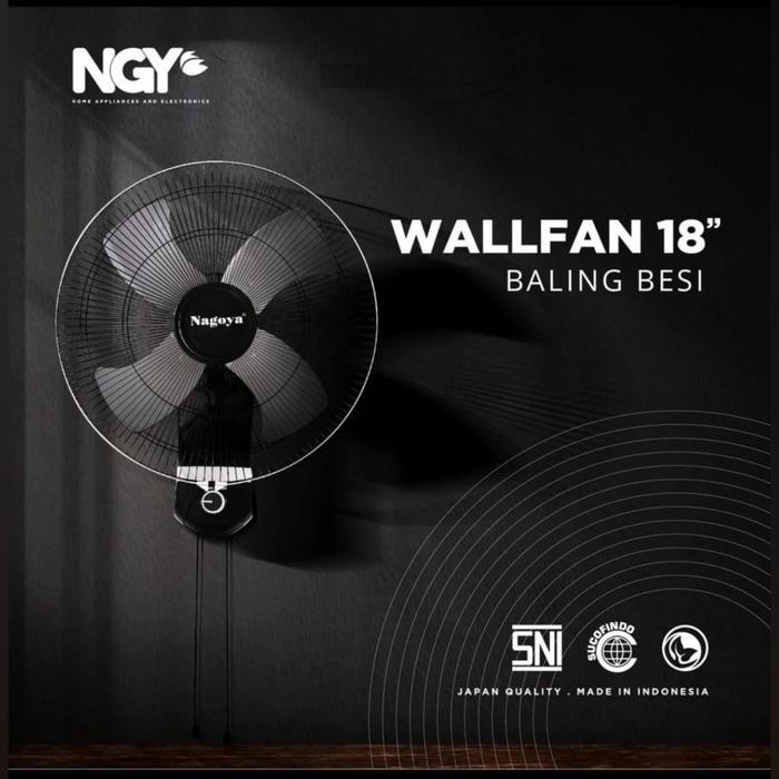 Kipas Angin Dinding Gantung Besi 18 Inc / Nagoya Tornado Wall Fan 18In