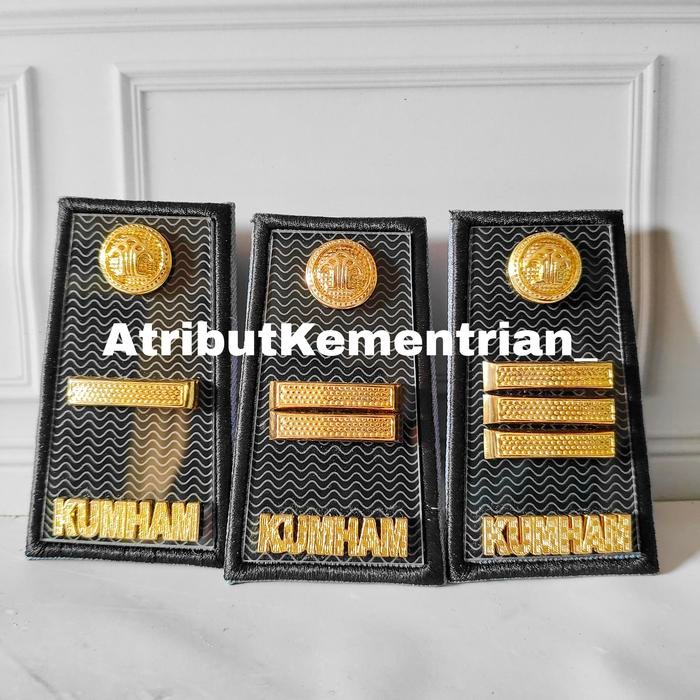 Pangkat Pdh Kumham Akrilik Gol 3A 3B 3C - Kemenkumham