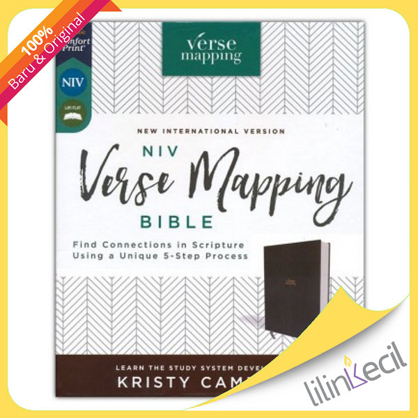 

PROMO BUKU NIV VERSE MAPPING BIBLE--CLOTH OVER BOARD, GRAY READY