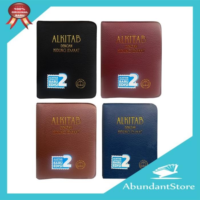 

SALE ALKITAB DAN KIDUNG JEMAAT KECIL SAMPUL KULIT RESLETING - TB2 034 TI KJ READY