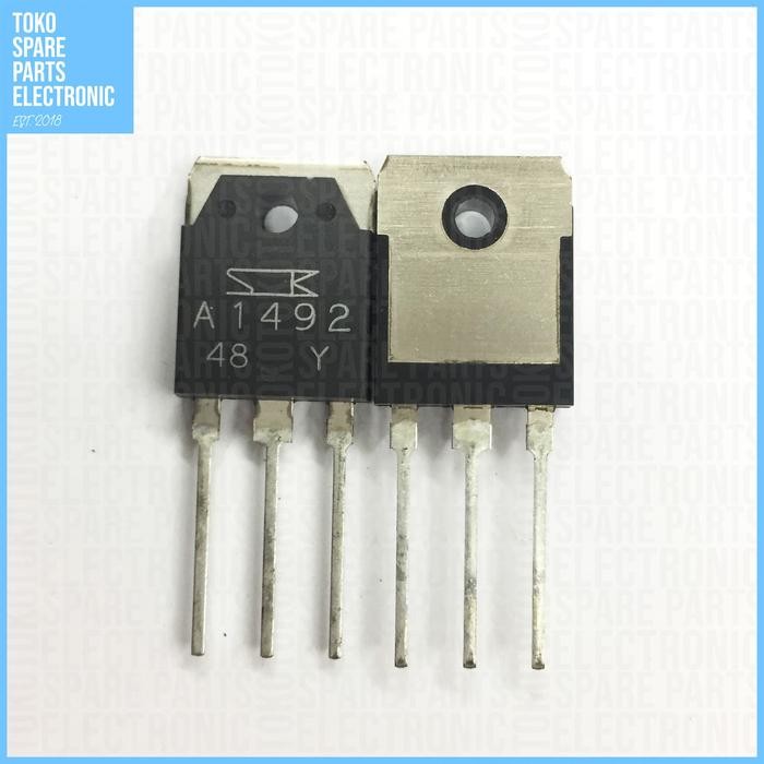 Transistor A1492 C3856 Sanken Set Original Asli 1492 3856 #Gratisongkir