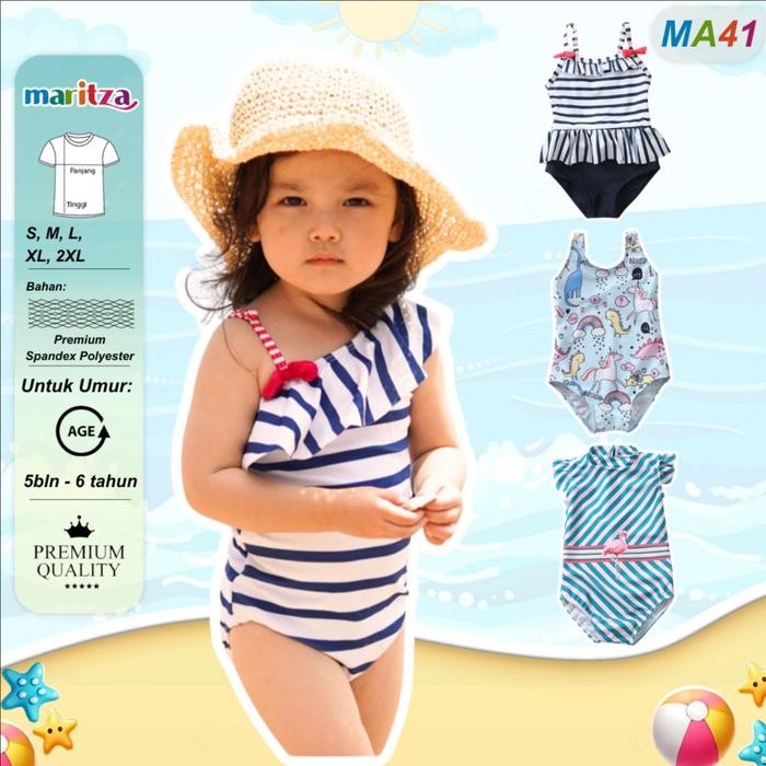 Ma41 Baju Renang Anak Perempuan Bayi Model Bikini