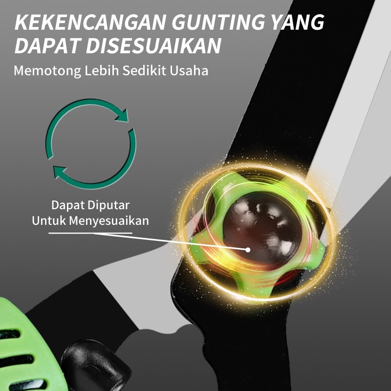 ISKU Gunting Rumput Taman Gunting tanaman gunting pangkas daun rumput dahan ranting gunting ranting