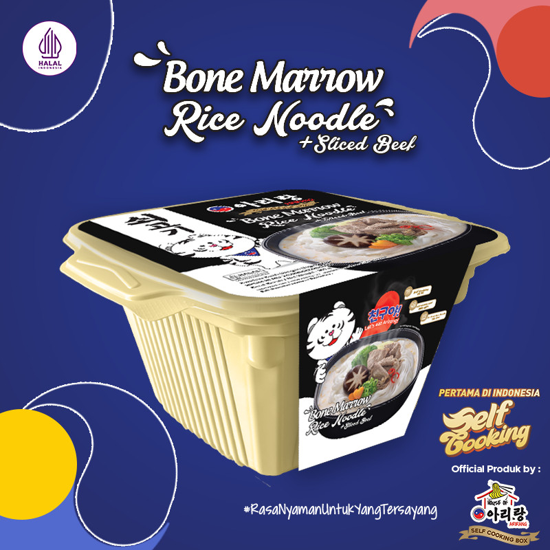 

CPT - Arirang Self Cooking Disposable Box Bone Marrow + Sendok Keramik