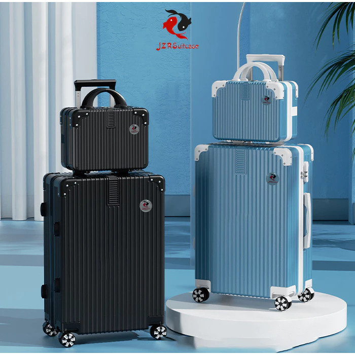 Jzr Suitcase 20 inch Koper Koper Kabin Bagasi Koper Tas Travel Polo besar anak perempuan kabin 24