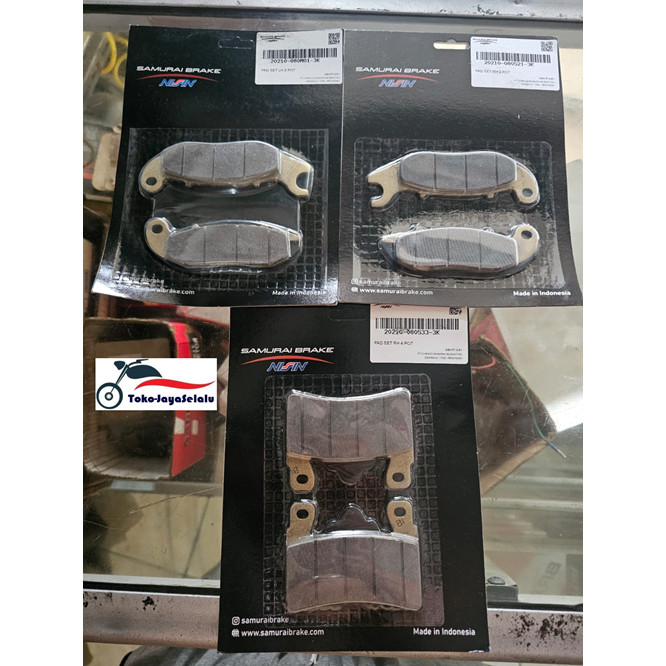 Brake Pad Disc Pad Kampas Rem Kaliper 2Piston Nissin Samurai - Kaliper 4Piston Nissin Samurai