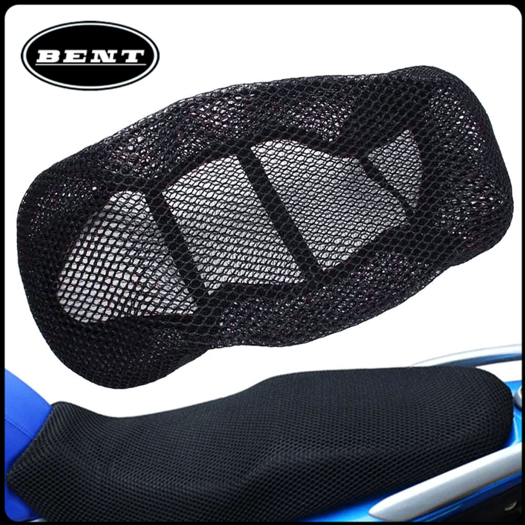 Sarung Jok Sepeda Motor Jaring 3D Bersirkulasi Antiselip Aksesori Bantalan Sarung Jok Skuter Sepeda