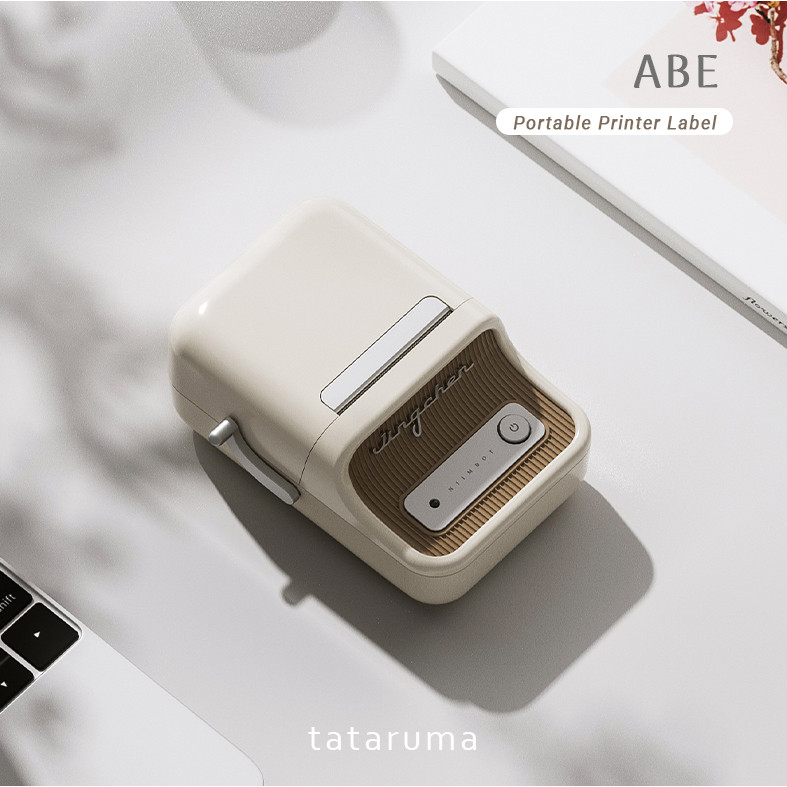 TATARUMA Abe - Portable Printer Label Vintage Cetak Sticker Label Stiker Nama Harga Mesin Mini