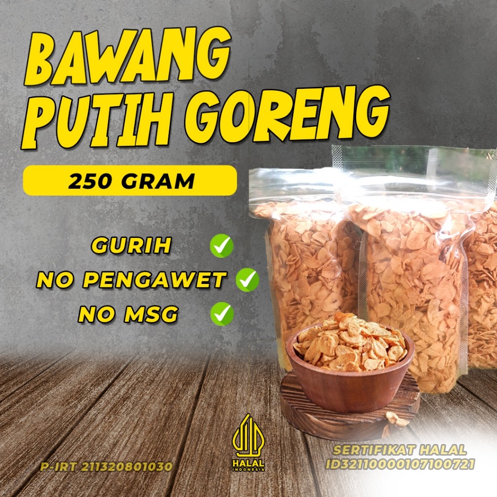 

Sensasi Lezat Bawang Putih 250 Gram