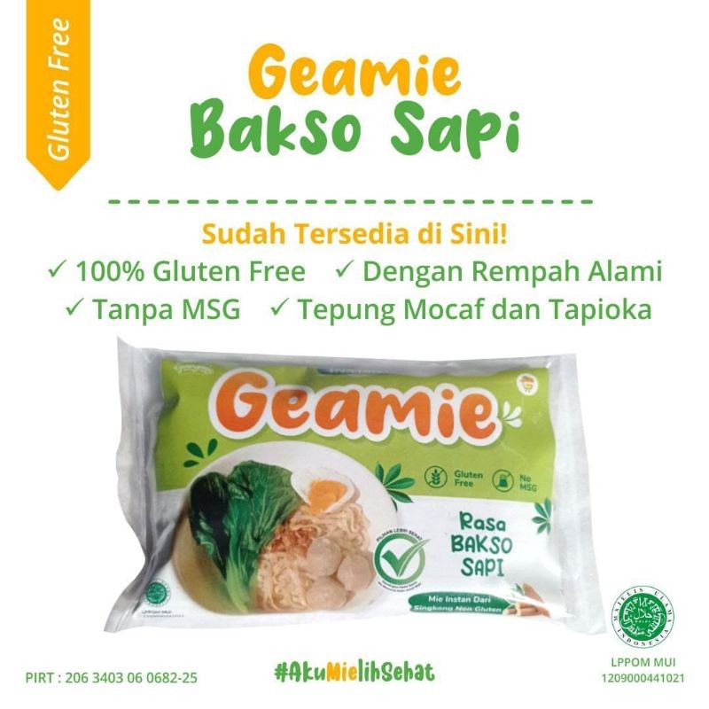 

Konter Makanan Mie-Intan-Sehat-Gluten-Free-Nonmsg-Geamie-Halal-Goreng-Kuah