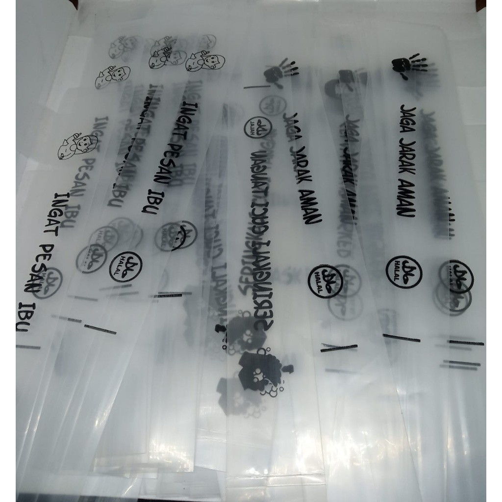 

Sensasi Lezat 500 Gram Plastik Es Mambo Spidol Sablon Warna Hitam Ukuran 3 X 23Cm