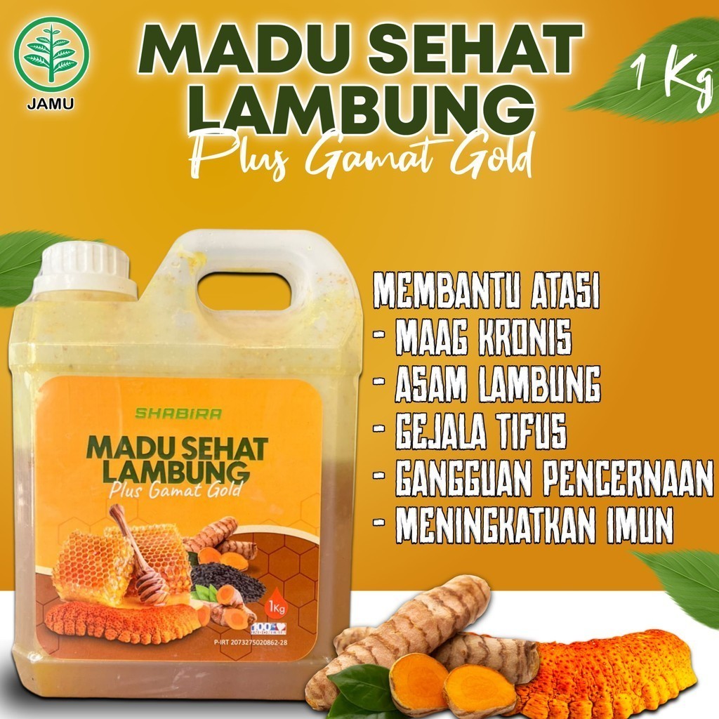

Konter Makanan Madu Herbal Lambung Shabira 1Kg Obat Alami Maag Kronis, Asam Lambung, Dan Gangguan