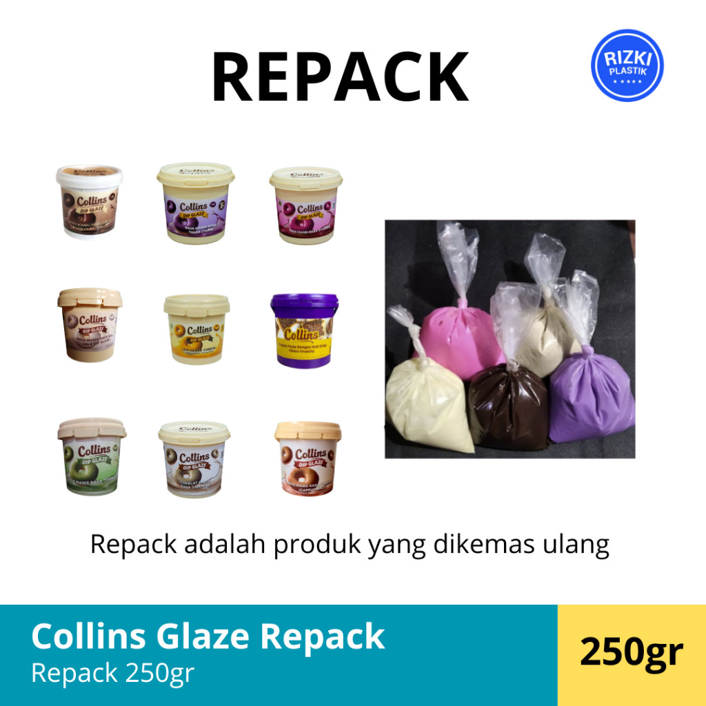 

Konter Makanan Dip Glaze Collins Glaze Repack 250Gr Bekasi