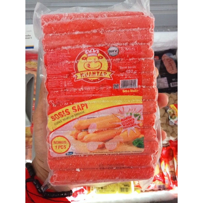 

Konter Makanan Muantap Sosis Sapi 450Gr