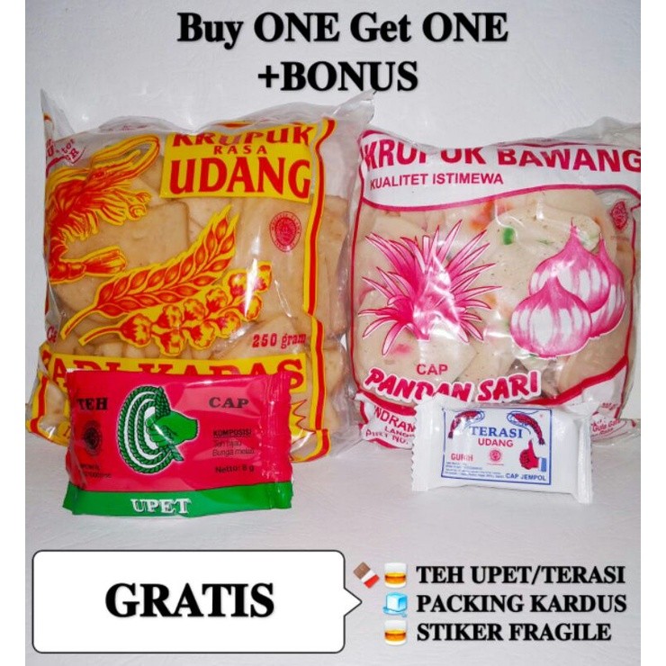 

Konter Makanan Krupuk Padi Kapas Buy One Get One..