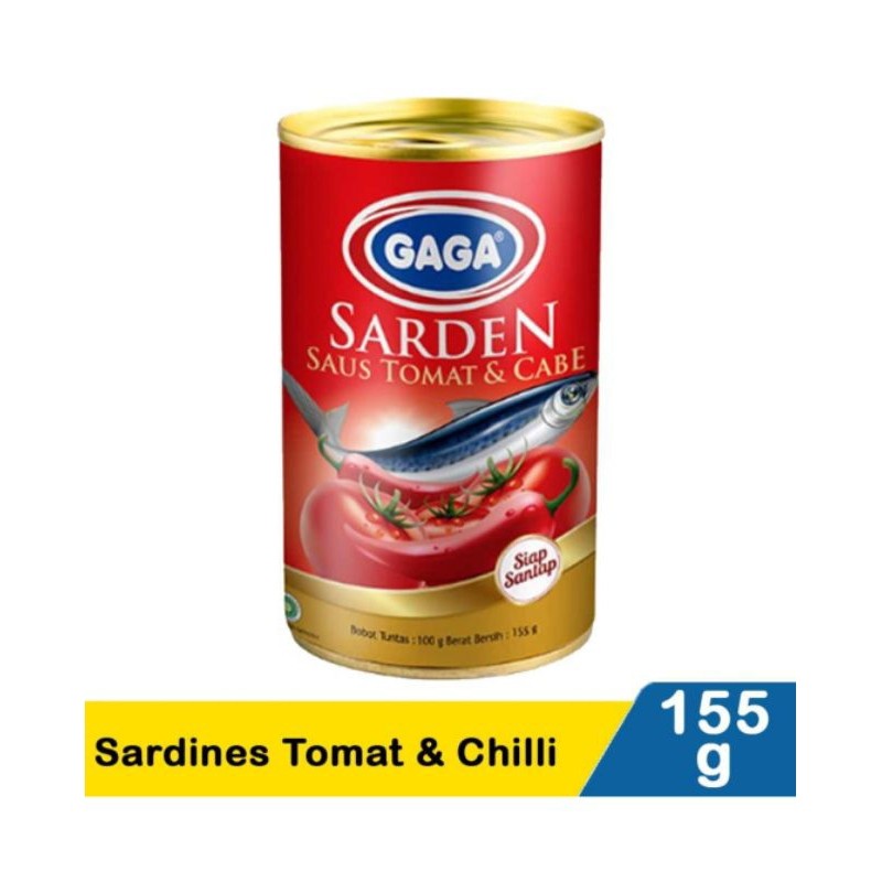 

Sensasi Lezat Gaga Sardines Chilli And Tomato 155 Gr