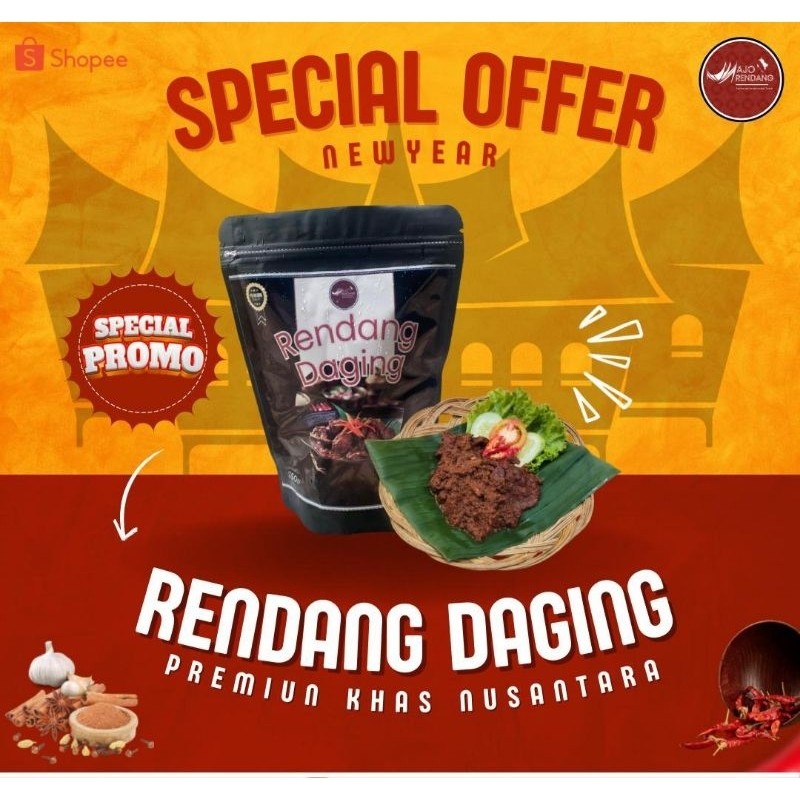 

Sensasi Lezat Rendang 250Gr Premium Daging Sapi