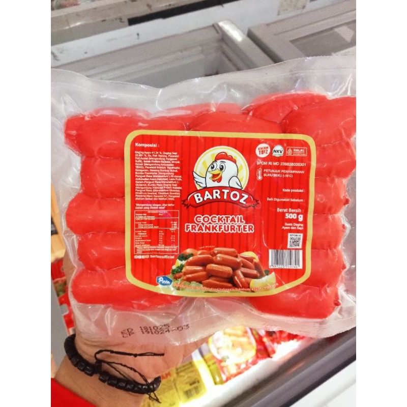 

Sensasi Lezat Bartoz Coctail Merah 500Gr