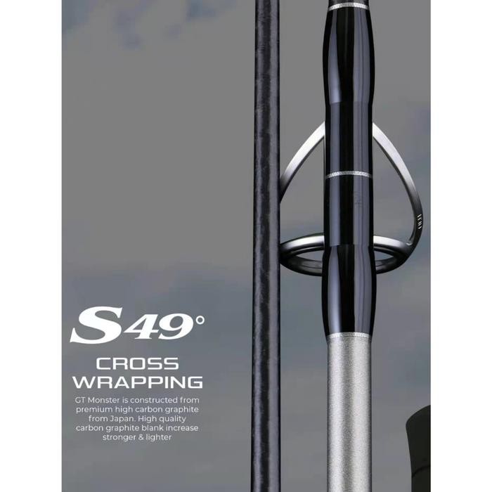 SALE  EUPRO JORAN PANCING SPINNING GT MONSTER 240CM PE 6 CARBON CROSS WRAP FULL FUJI COCOK UNTUK