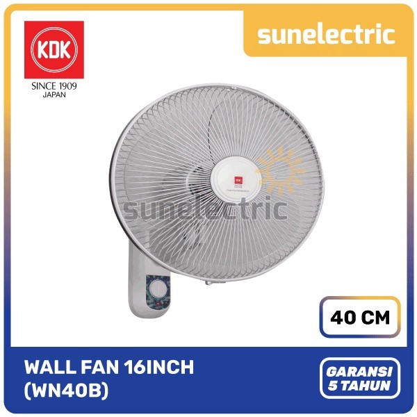 KDK Wall Fan / Kipas Angin Dinding 16 Inch / 16" / 40 cm WN-40B / WN40 B / WN 40 B / WN 40B / WN-40