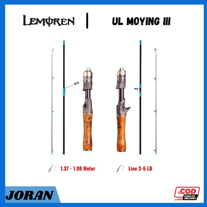 GhostHunter Lemoren Joran Rod Pancing Ul MOYING III Ultra-Light JP038