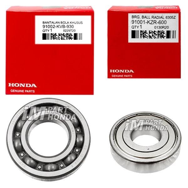 91001-KZR-600 91002-KVB-930 Laher Kruk As 1 Set Kanan Kiri 6305 6207 ADV PCX Vario 125 150