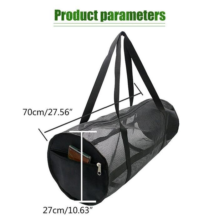 Tas Penyimpanan Bola Basket Dan Sepak Bola Berkapasitas Besar / Tas Penyimpanan Olahraga PVC Mesh