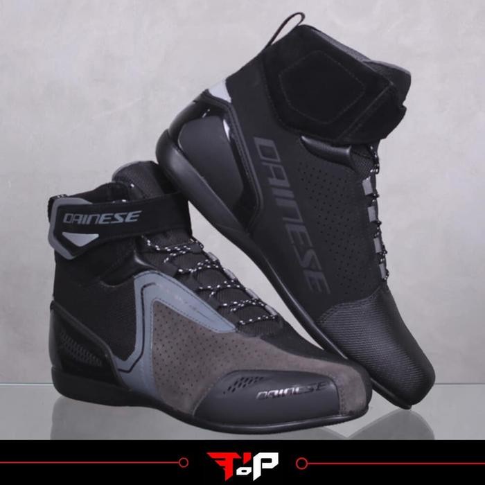 DAINESE ENERGYCA AIR SHOES BLACK ANTHRACITE SEPATU RIDING ORIGINAL