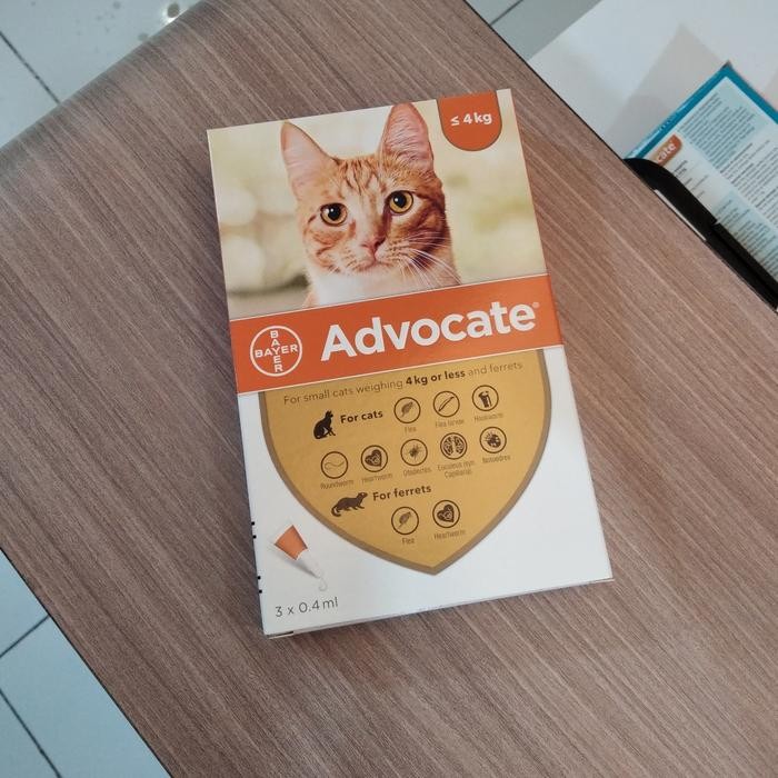 Advocate Cats n Kitten 1 Tube Obat Kutu Kucing - Obat Kutu Buat Kucing