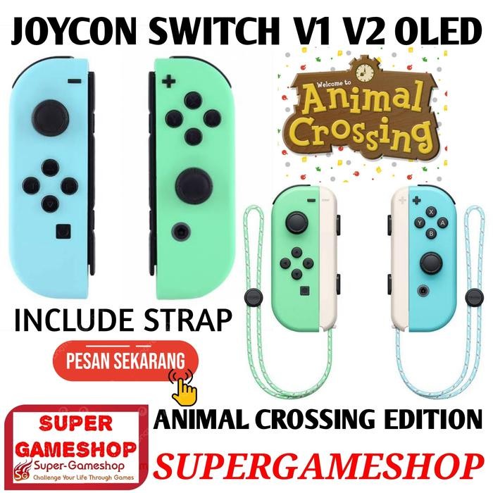 Joycon Animal Crossing Switch V1 V2 Switch Oled Joycon Animal Crossing
