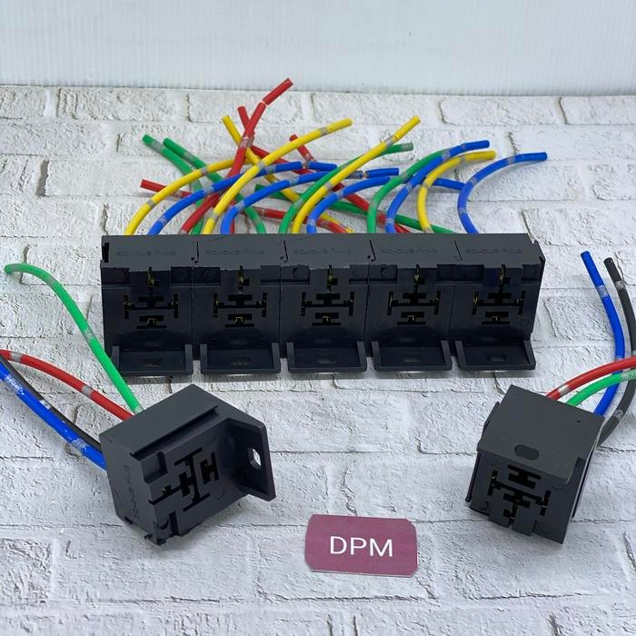 Original.. Soket Rumah Relay Gandeng Hella Bosch 4 Kaki/4 Pin