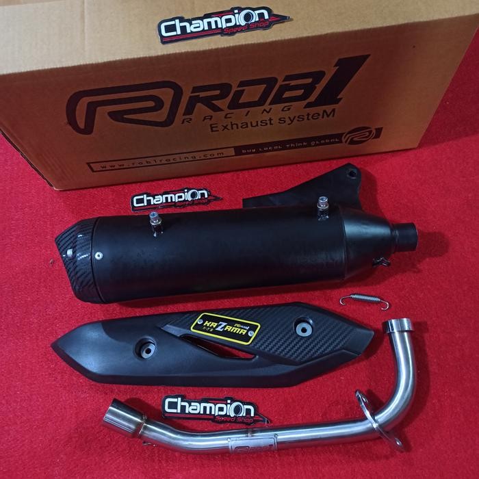 KNALPOT STANDAR RACING ROB1 KAZAMA MIO SPORTY MIO SMILE MIO SOUL KARBU TERLARIS