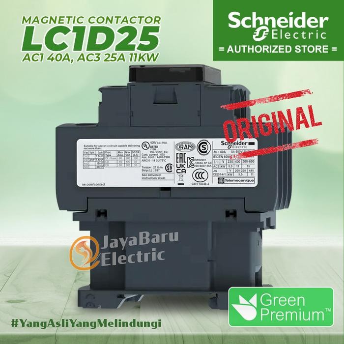 SCHNEIDER KONTAKTOR CONTACTOR LC1D25 24V 42V 48V 110V 220V 380V LC1D25B7 LC1D25D7 LC1D25E7 LC1D25F7
