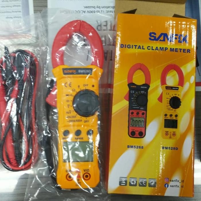 TANG AMPER DIGITAL BM528D CLAMP METER DIGITAL BM528D SANFIX GRATIS ONGKIR