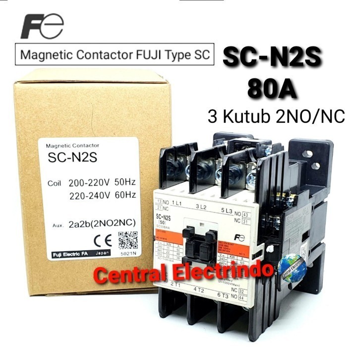 MAGNETIC CONTACTOR SCN 2S 220VAC.
