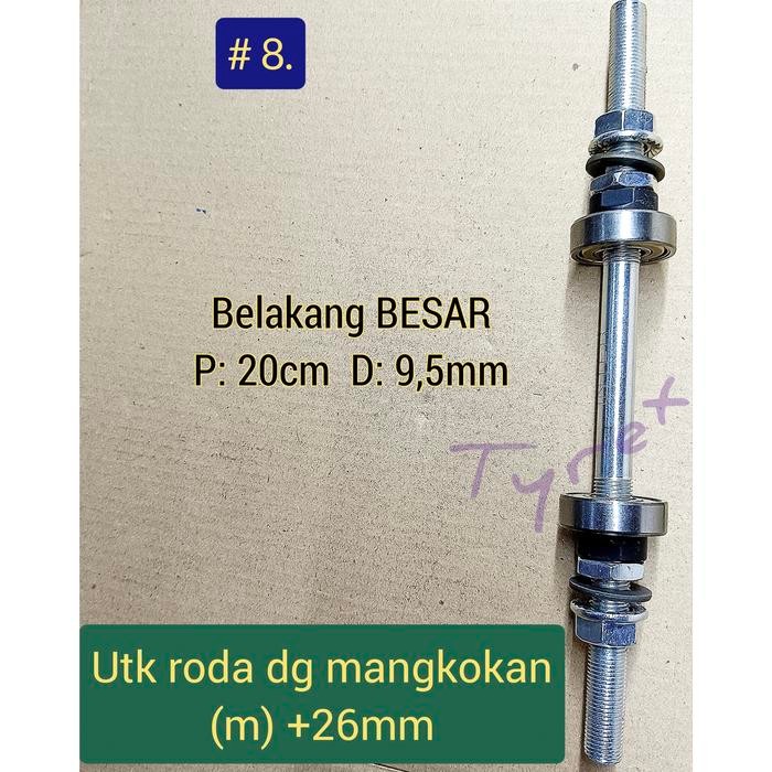 AS Bearing Komplit roda depan belakang sepeda