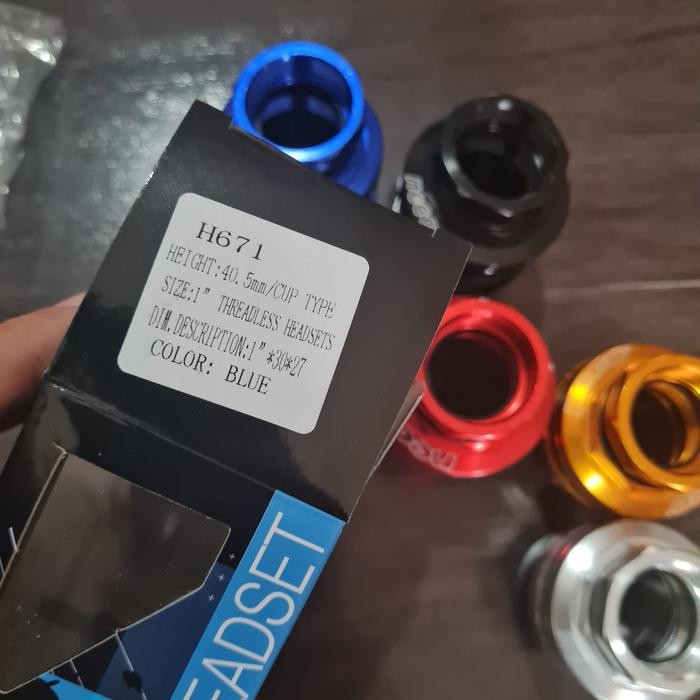 headset NECO TAIWAN h671 bearing sepeda 22.2mm kom mangkok fork garpu