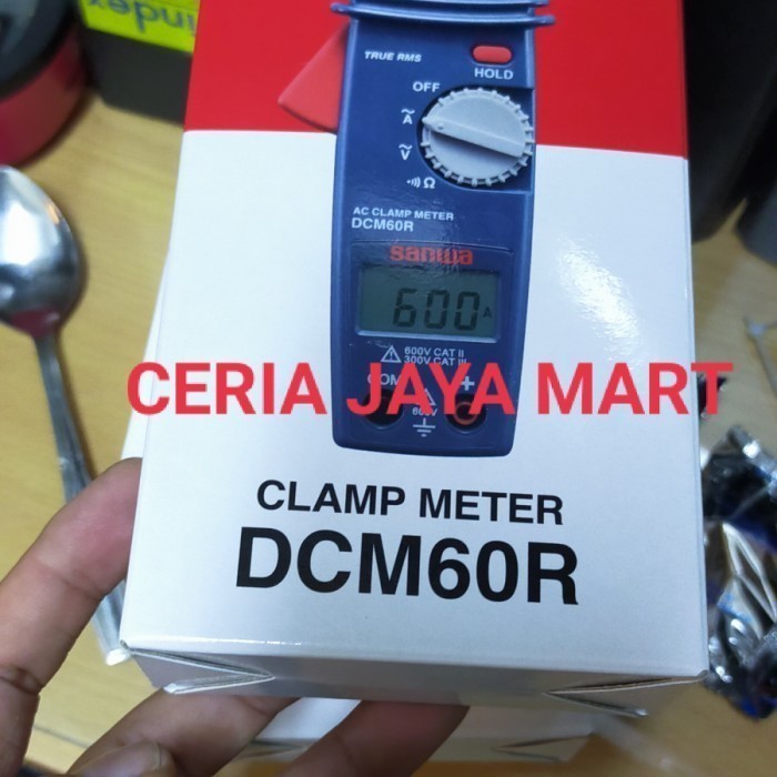 CLAMP METER SANWA DCM60 TANG AMPERE DIGITAL DCM 60 R