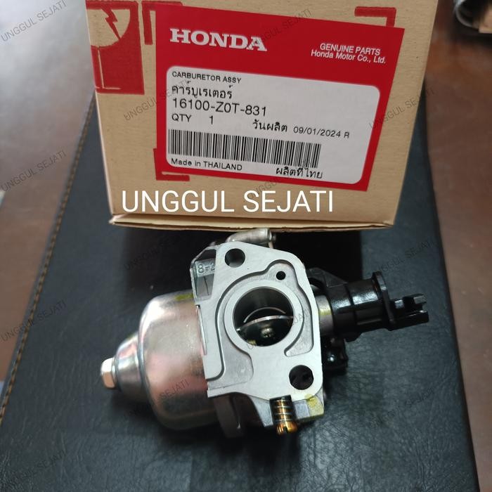 CARBURETOR ASSY HONDA GX160 THAILAND. 16100-Z0T-831. KEIHIN KARBURATOR
