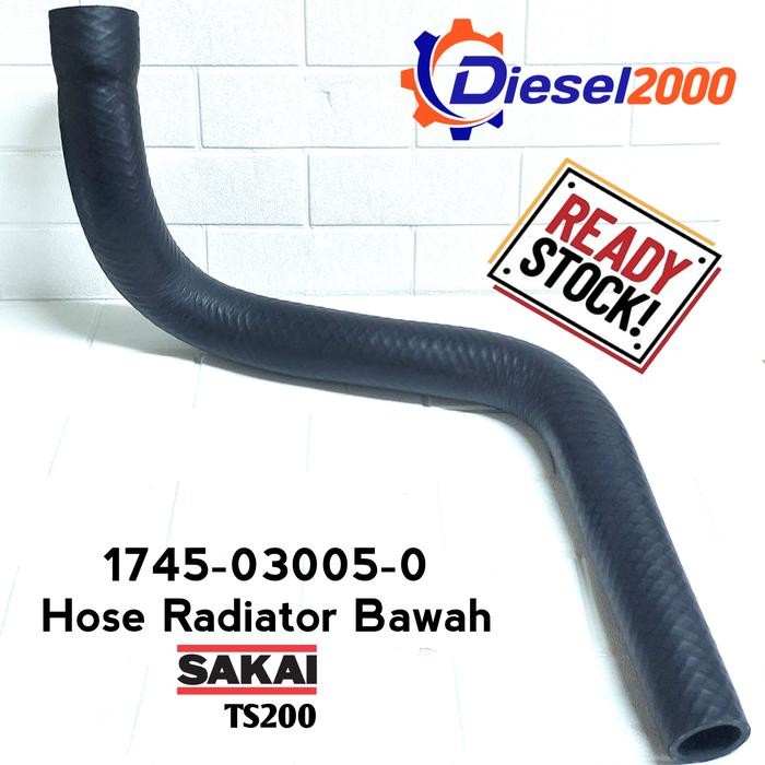 SELANG HOSE RADIATOR BAWAH SAKAI TS200 TS 200 TR200 PN. 1745-03005-0